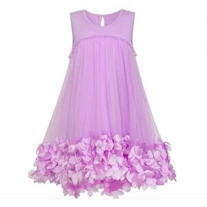 Sunny Fashion Boutique Purple Aline Sleeveless Tutu Dress